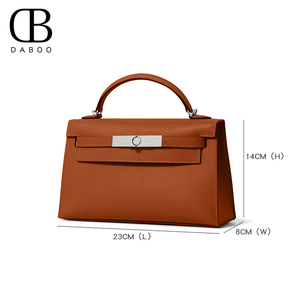 Ручная работа из натуральной кожи Оптовая продажа Свой логотип Повседневная женская сумка через плечо - Product Image 4