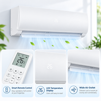 Climatiseur mural mini-split domestique certifié CE CB, chauffage rapide, refroidissement, faible consommation d'énergie, système AC, classe énergétique