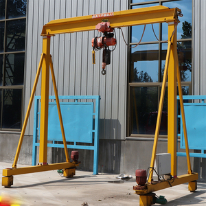 Kran Gantry Portabel Ringan 0.5 Ton 1 Ton 2 Ton Dengan <span class=keywords><strong>Hoist</strong></span> Rantai Elektrik - Product Image 4