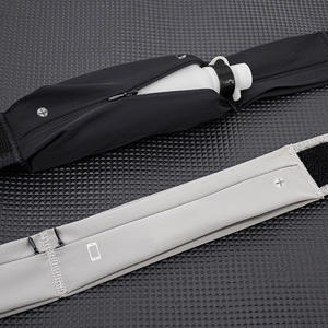 Se adapta a la mayoría de los teléfonos móviles y tamaños de cintura Cinturón reflectante delgado para correr Bolsillos extensibles Toboganes Logotipo personalizado Riñonera Riñoneras - Product Image 3