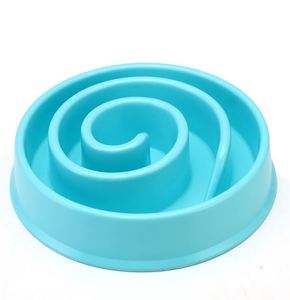 Comedero Lento para Perros con Diseño Novedoso en Forma de Caracol, Contenedor de Agua y Comida para Mascotas - Product Image 3