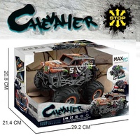 Vente en gros de voitures télécommandées à 4 canaux KSF Voiture jouet Monster Truck Voitures RC pour enfants Jouets électriques Véhicule à grandes roues Jouet radiocommandé