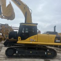 Excavatrice hydraulique d'occasion Komatsu PC360, équipement lourd d'occasion