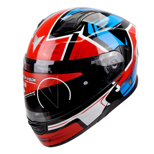 หมวกกันน็อครถจักรยานยนต์เลนส์คู่แบบเปิดปิดเต็ม<span class=keywords><strong>หน้า</strong></span>ปรับแต่งโลโก้ได้สไตล์ใหม่ - Product Image 2