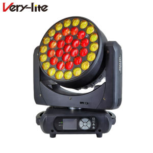 Illuminazione da palcoscenico ad alte prestazioni 37x15W con Zoom Focus, miscelazione colori RGB e controllo DMX per applicazioni teatrali e concerti - Product Image 6