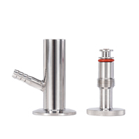 Venta de Fábrica: Válvula de Muestra Manual de Acero Inoxidable de 1.5 pulgadas, de Alta Eficiencia y Bajo Mantenimiento, para Tanques de Fermentación, Kits de Válvulas Metálicas para Cerveza y Agua