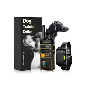 1 मील/5280 फीट सुरक्षित प्रशिक्षण कॉलर कुत्तों रिमोट बार्क कंट्रोल शॉक टोन फ्लैशिंग बीकन लाइट रिचार्जेबल ip67 प्लास्टिक - Product Image 1
