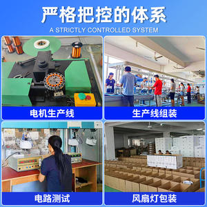 北欧レストランシーリングファンランプ、ホームリビングルームヴィンテージ、アメリカンレトロローフロアシャンデリア - Product Image 3