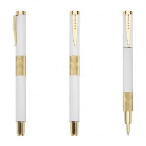 Nuevo Bolígrafo de Lujo con Grabado Metálico, Elegante, Personalizado con Logotipo, Tinta de Regalo y Clip, para Proveedores - Product Image 4