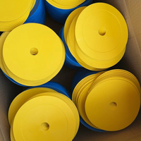 Cône Plat de Marquage de 6 Pouces Disques de Marquage en Plastique pour Football Soccer Hockey Basketball Équipement d'Agilité et d'Entraînement