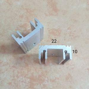 ฮีทซิงค์อะลูมิเนียม To220 ขนาด 22x10x20 25 30 มม. สำหรับทรานซิสเตอร์ มอสเฟต SCR ซีเนอร์ไดโอด 7805 แบบติดตั้งบนพื้นผิว - Product Image 1