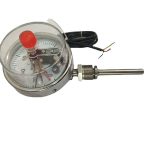 Termómetro Bimetálico con Contactos Eléctricos de 100 mm, Acero Inoxidable, Alarma de Alta Temperatura, Tipo Universal - Product Image 5