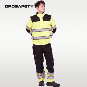 Uniforme <span class=keywords><strong>de</strong></span> <span class=keywords><strong>Trabajo</strong></span> <span class=keywords><strong>de</strong></span> Alta Visibilidad, Reflectante, Ignífugo, para Soldadura, Minería <span class=keywords><strong>y</strong></span> Campos Petroleros, Chaqueta <span class=keywords><strong>y</strong></span> Pantalones - Product Image 2