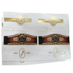 Dây Đeo Xì Gà Làm Theo Yêu Cầu Giấy Bạc Dập Nổi Vòng Dán Nhãn Xì Gà Thuốc Lá Xì Gà - Product Image 1