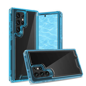 360 étui de protection complet pour Spark go hybride 3 en 1 antichoc Transparent 3 en 1 couverture de téléphone pour Samsung S22 S23 S24 <span class=keywords><strong>Ultra</strong></span> - Product Image 5