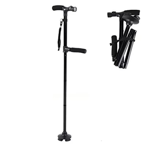 Bastón Plegable Telescópico con Alarma LED - Marca LM, Modelo LM25095, Bastón y Muletas para Personas Mayores, Madres y Padres - Product Image 3