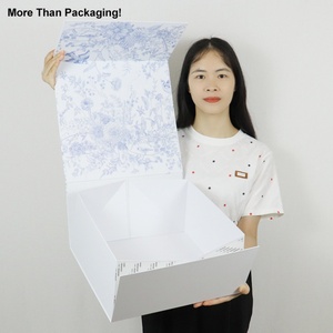 Crown Win - Caja de Regalo Plegable de Cartón con Materiales Reciclados, Laminación Brillante Ecológica, para Perfumes, Joyas, Cosméticos - Product Image 3