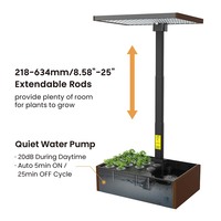 HGS02-2CD Système de Culture Hydroponique Intelligent pour Jardin d'Intérieur Kit de Germination pour Plantes Herbes Légumes avec Lampe de Croissance LED