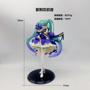 Hatsune <strong>Miku</strong> Figures Wholesale Anime Peripherals Rem Elaina Beautiful Girl Model Chassis Ornaments - Product Image 3