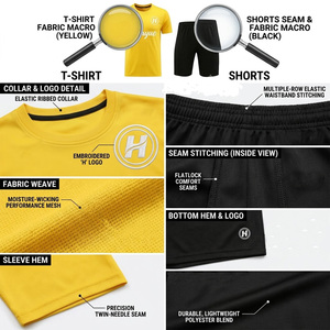 Uniforme de Entrenamiento Personalizado de Fútbol de Alta Calidad, Diseño de Club de Fútbol, Secado Rápido y Transpirable, <span class=keywords><strong>Camiseta</strong></span> de Fútbol - Product Image 6