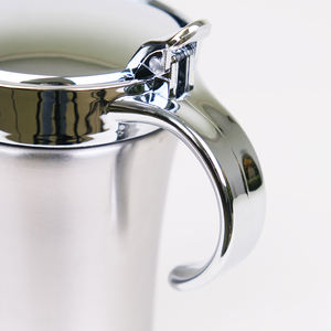 Pichet à sauce extra large isolé en acier inoxydable à double paroi Saucière électrique avec couvercle Récipient alimentaire pour cuisine - Product Image 3