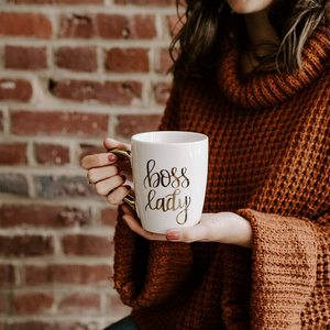 <span class=keywords><strong>Mug</strong></span> Boss Lady avec poignée dorée - Product Image 2