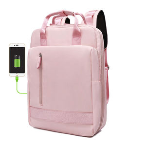 Custom LOGO Wholesale Girls <b>Women</b> <b>Laptop</b> <b>Backpack</b> Bags High Quality Trip Travel <b>Laptop</b> <b>Backpack</b> Bag With USB - Product Image 1