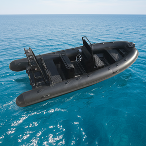 18ft Aluminum Hull RIB 560 Hypalon Inflatable Rowing Boat for Sale - Product Image 5