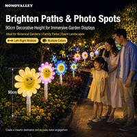 Décoration de fête LED à fleurs DC étanche IP65 pour l'extérieur, utilisation en centre commercial, hôtel, basse tension, sécurité, 3000K/6500K