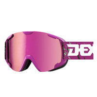 Lunettes de motoneige UV400 double masque anti-buée lunettes de neige lunette de jet ski lunettes de ski rétro personnalisées pour le ski