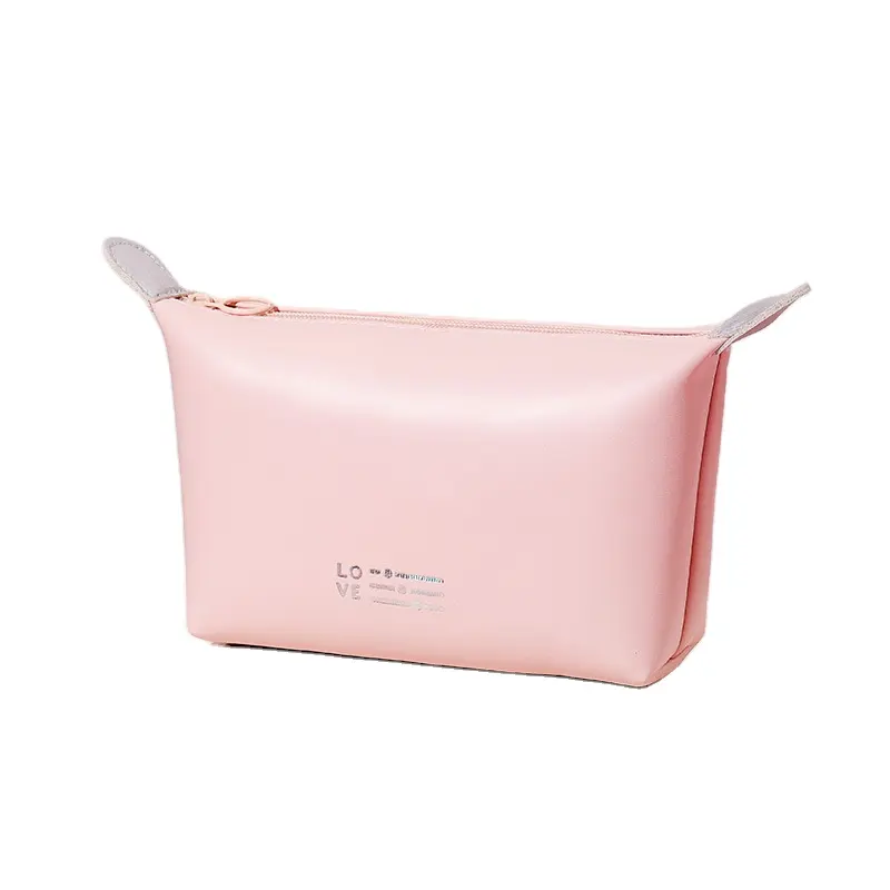 Customization cute cosmetic pouch with zippers multi-colors cosmetic bag