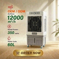 Pendingin Udara Portabel Hemat Energi, Kipas Pendingin Evaporatif dengan Remote Control, Timer, dan Pelembap Udara untuk Kamar, Rumah, dan Kamar Tidur