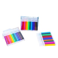 Mini marqueur aquarelle pour dessin à la main pour enfants lavable 6 12 24 couleurs adapté à l'utilisation du stylo marqueur par les étudiants