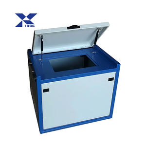 Volgens de klantwens: roestvrijstalen boxkast, plaatwerk kast voor kluis. - Product Image 1