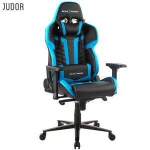 Judor-silla escorpión con reposabrazos ajustable, sillón de juego de carreras, PC, con reposapiés