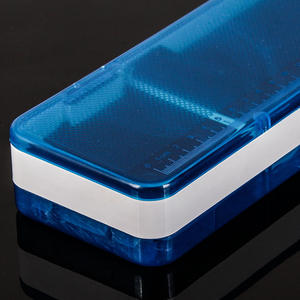 Caja de Pesca Multifuncional Translúcida Azul de 45cm 55cm, Material ABS, Almacenamiento de Líneas de Pesca, Accesorio Portátil para Aparejos de Pesca - Product Image 1