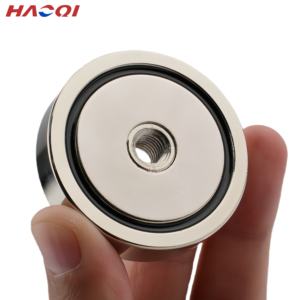 Nodymium פנימית גסת ndfeb מגנט סיר מגנטי עם חוט פנימי או בתוך בורג - Product Image 1