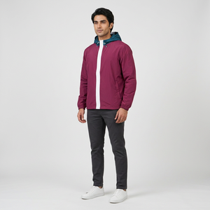 New Arrival Custom Breathable <b>Canvas</b> Windproof Hooded Vintage Plus Size Casual Sportswear Windbreaker <b>Jacket</b> <b>Men</b> Finer Threads - Product Image 1