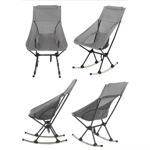 Chaise de camping pliante moderne à dossier haut en aluminium léger, personnalisable avec logo, pour l'extérieur – Vente en gros de mobilier d'extérieur - Product Image 6