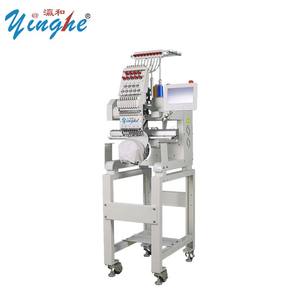 Yinghe Logo etiqueta Industrial computarizado cabeza única 9 agujas Totebag equipado Multineedle camiseta/máquina de bordado de ropa - Product Image 5