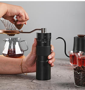 เครื่องบดกาแฟด้วยมือแบบพกพาขนาดเล็กเครื่อง<span class=keywords><strong>บด</strong></span><span class=keywords><strong>กาแฟ</strong></span>แบบมือจับทำจากไม้สแตนเลส - Product Image 5
