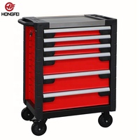 Chariot à outils HONGFEI robuste en acier, service OEM ODM pour atelier de mécanique, armoire à roulettes, usine chinoise