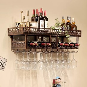 Soporte de Pared para Copas de <span class=keywords><strong>Vino</strong></span> Tinto, Diseño Moderno, Marca Wolff, Capacidad para Más de 24 Copas, Adorno para Cocina y Bar - Product Image 2