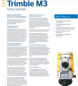 Estación Total Trimble M3 sin Reflector de 200m, Equipo Óptico de Topografía - Product Image 5