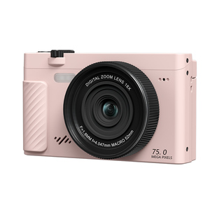 Cámara Digital para Fotografía <span class=keywords><strong>de</strong></span> 75MP, Videocámara 4K <span class=keywords><strong>con</strong></span> Pantalla <span class=keywords><strong>de</strong></span> 3 Pulgadas, <span class=keywords><strong>Zoom</strong></span> 18X, Cámara Web <span class=keywords><strong>con</strong></span> Luz LED <span class=keywords><strong>de</strong></span> Relleno, Efecto Adelgazante Facial para YouTube - Product Image 2