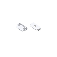 Nouveau design en forme de U, profilé en aluminium encastré pour plafonnier LED, pour cloison sèche en plâtre.
