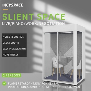 Casa contenedor prefabricada de aluminio moderno, precio bajo, plegable, para exteriores, oficina, cabina insonorizada, diseño, edificios de oficinas, villas - Product Image 6