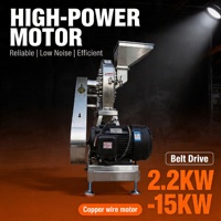 Máquina Trituradora de Acero Inoxidable para Alimentos, Granos y Especias, Equipo Industrial para la Elaboración de Polvo, Diseño Modelo 400 a 1200