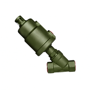 Vanne d'angle pneumatique à double action COVNA, DN15 1/2 pouce, en acier inoxydable, pour le contrôle de l'eau et de la vapeur, avec une durée de vie de 90 jours - Product Image 1