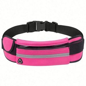 Cinturón Deportivo para Correr para Hombre y Mujer, Riñonera con Bolsillos Elásticos, para Senderismo, Viajes, Deportes al Aire Libre, Bolsa de Hombro Independiente Reutilizable - Product Image 4